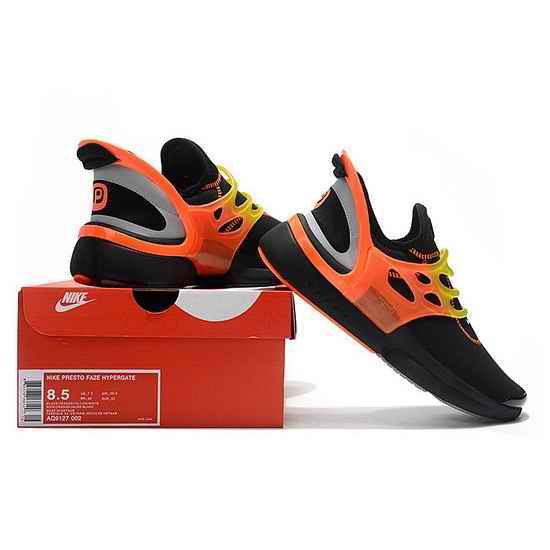 Nike Presto Faze Hypergate Men Shoes Black Orange